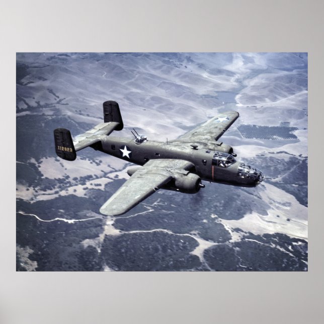 WORLD WAR 2 ERA B-25 BOMBER - 1942 POSTER (Front)