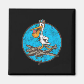 World War 2 Fighter Pilot Patch For Wwii P-38 Vete Magnet