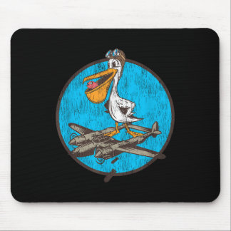 World War 2 Fighter Pilot Patch For Wwii P-38 Vete Mouse Pad