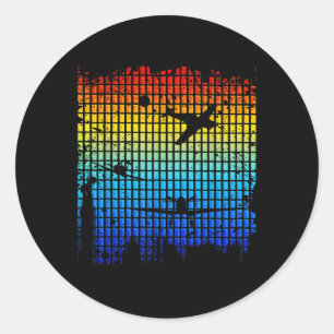 World War 2 Fighter Plane  Classic Round Sticker