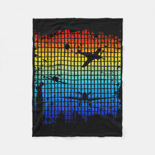 World War 2 Fighter Plane Fleece Blanket