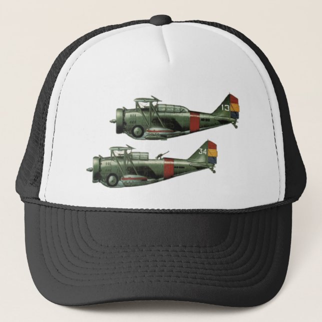 World War 2 Formation Flying Trucker Hat (Front)