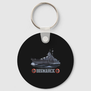 World War 2 German Battleship Bismarck Keychain