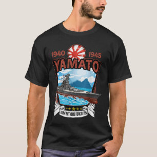World War 2 Military Japanese Battleship Yamato T-Shirt