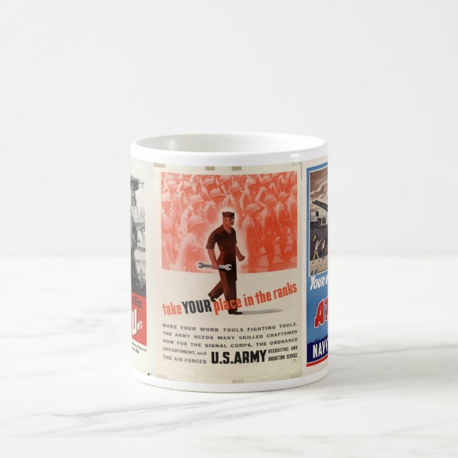World War 2 Mugs (Center)