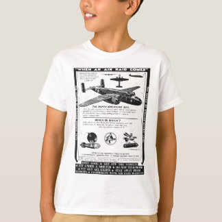 World War 2 Retro Airplane WWII North American B25 T-Shirt