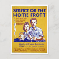 World War 2 Service on the home front Poster