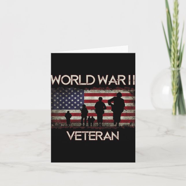 World War 2 Veteran S  Card (Front)