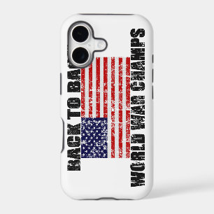 World War Champs Distressed US Flag iPhone 5 Case