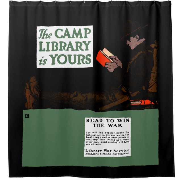 World War I Camp Library 1917 Military  (Front)