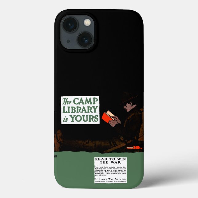 World War I Camp Library 1917 Military  Case-Mate iPhone Case (Back)