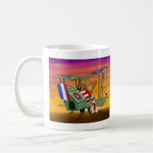 World War I flying ace mug