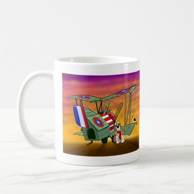 World War I flying ace mug (Left)