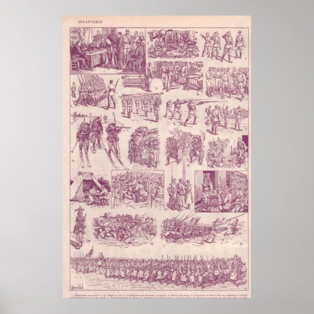 World War I, Infantry Poster (Front)