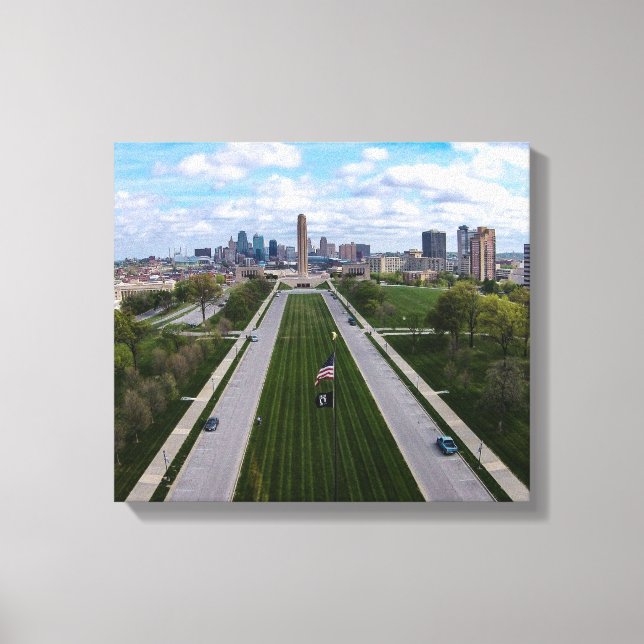 World War I Liberty Memorial Kansas City Missouri Canvas Print (Front)