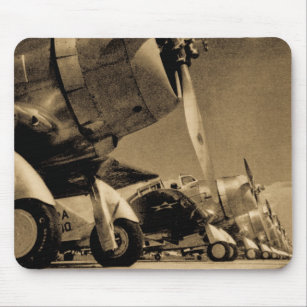 World War II Airplanes Douglas SBD Dauntlesses Mouse Pad