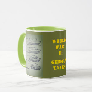 WORLD WAR II GERMAN TANKS MUG