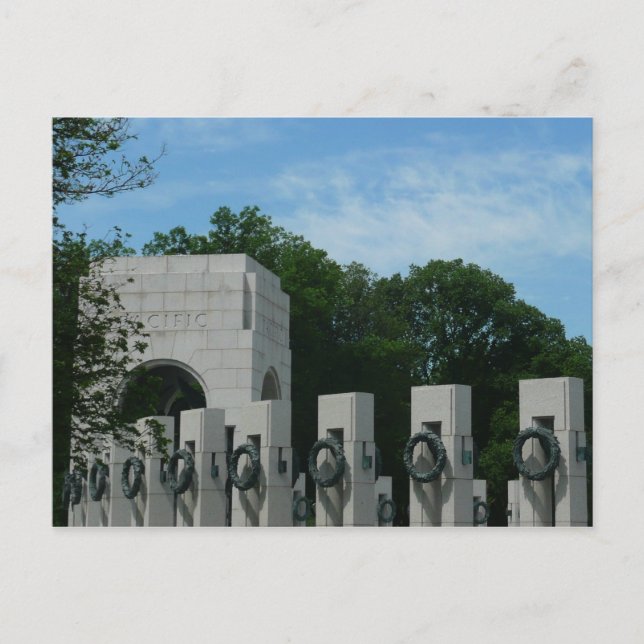 World War II Memorial Postcard (Front)