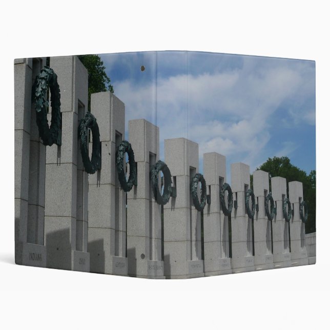 World War II Memorial Wreaths I Binder (Background)