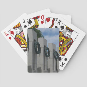World War II Memorial Wreaths I Playing Cards