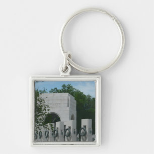 World War II Memorial Wreaths II Keychain