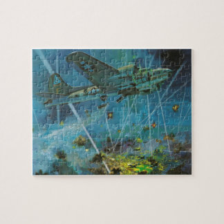 World War II US Air Force Bombing Raid Jigsaw Puzzle