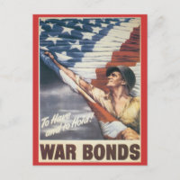 World War Postcards, War Bonds Poster