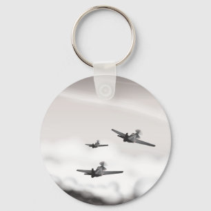 World War Two Aeroplanes Keychain