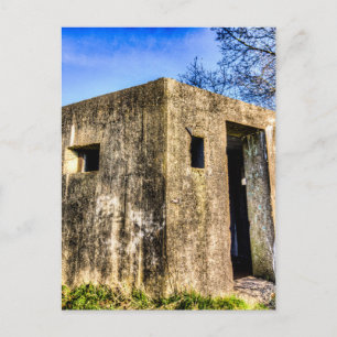World War Two Bunker Postcard