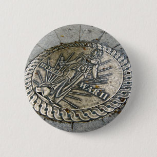 World War Two Emblem, Washington D.C. 2 Inch Round Button