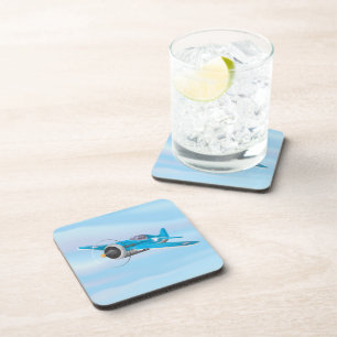 World War Two Fighter Aircraft Coaster