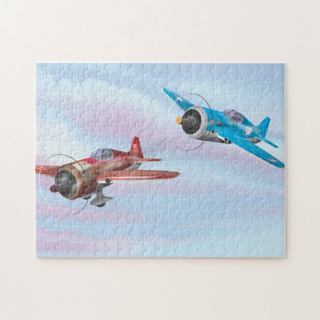 World War Two Fighter Aircraft Jigsaw Puzzle (Horizontal)
