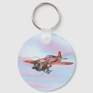 World War Two Fighter Aircraft Keychain
