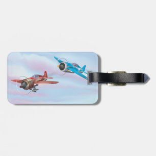 World War Two Fighter Aircraft Luggage Tag
