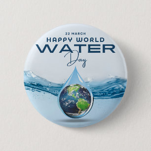 World Water Day 2 Inch Round Button