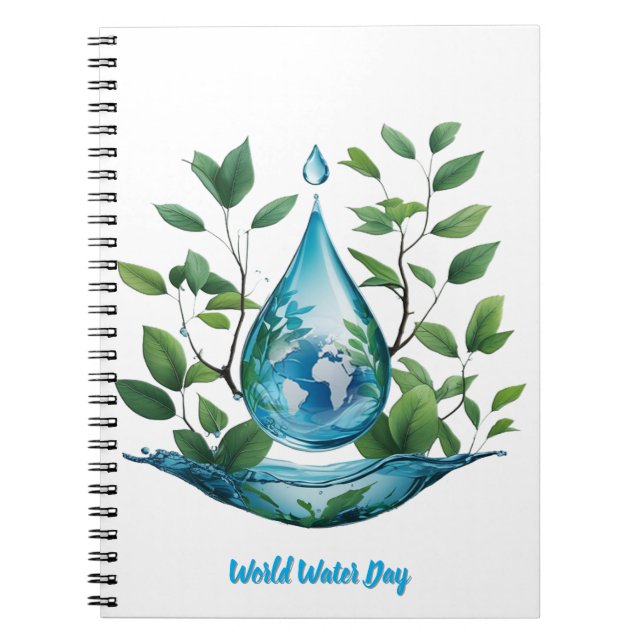 World Water Day Notebook (Front)
