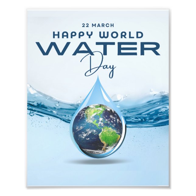 World Water Day Photo Print (Front)