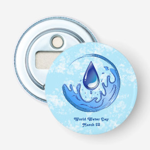 World Water Day Save Water Save Earth Bottle Opener