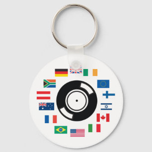 World Wide DJ Keychain