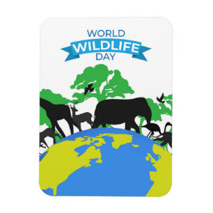 World Wildlife Day Magnet