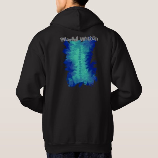 World Within series black hooded sweatshirt