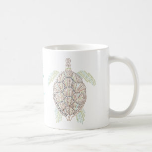 World Word Sea Turtle Mug