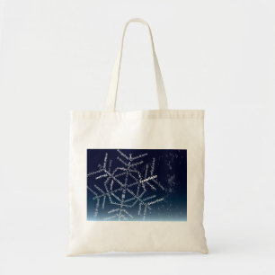 World Word Snowflake Tote Bag