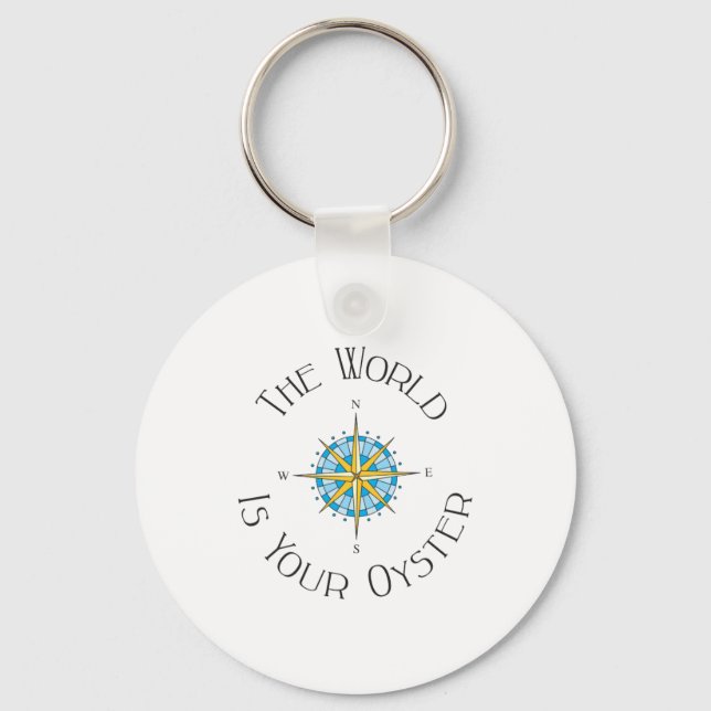 World Your Oyster Keychain (Front)