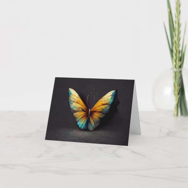 Worldly Butterfly Card (Front)