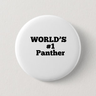 World's #1 Panther 2 Inch Round Button