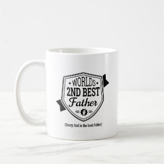 World's 2nd Best Father Coffee Mug