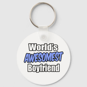 World's Awesomest Boyfriend Keychain