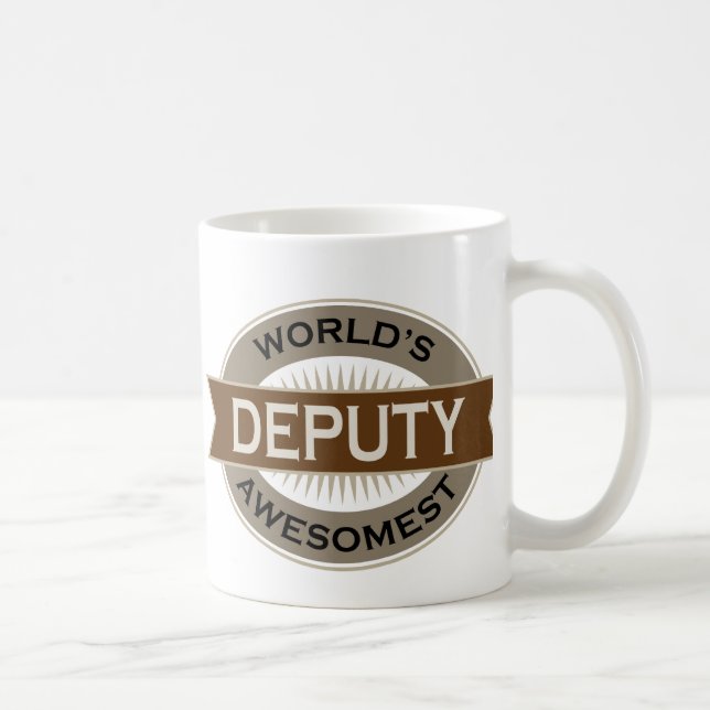 Worlds Awesomest Deputy Coffee Mug (Right)