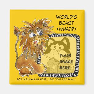 Worlds Beast [Quoi ?] Cartoon Magnet